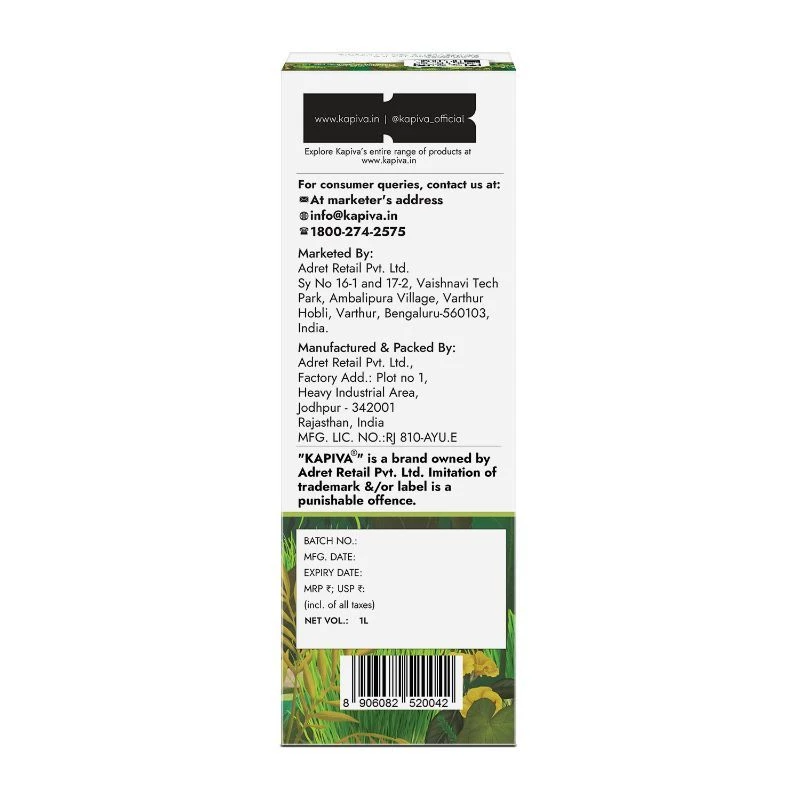 Kapiva Ayurveda Wheatgrass Juice (Ayurvedic Juice for Detoxification), 1 L-10.webp